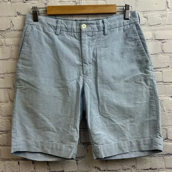 Polo Ralph Lauren Light Blue Classic Fit Chino Shorts Size 30 Golf Summer - Picture 1 of 10